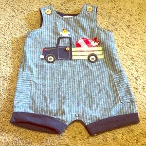 Mud Pie Denim Baby Boy Outfit